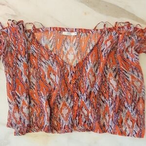 Shoulder Cut Out Crop Top